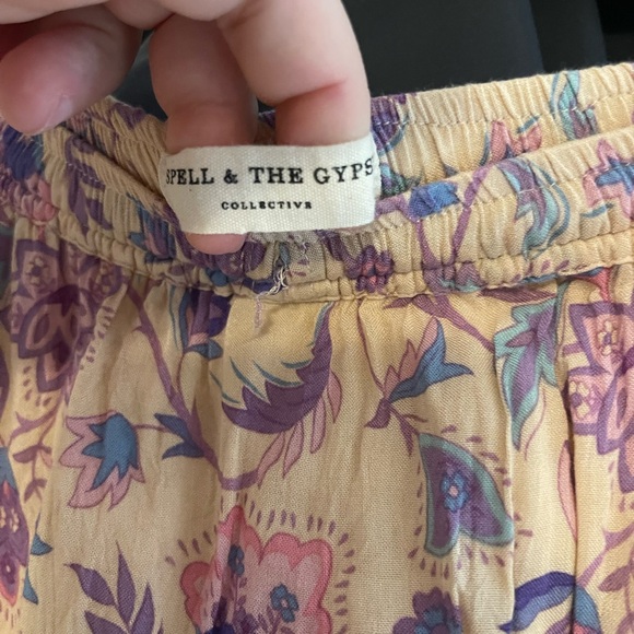 Spell Pink and Purple Tiered Maxi Skirt - Picture 3 of 7